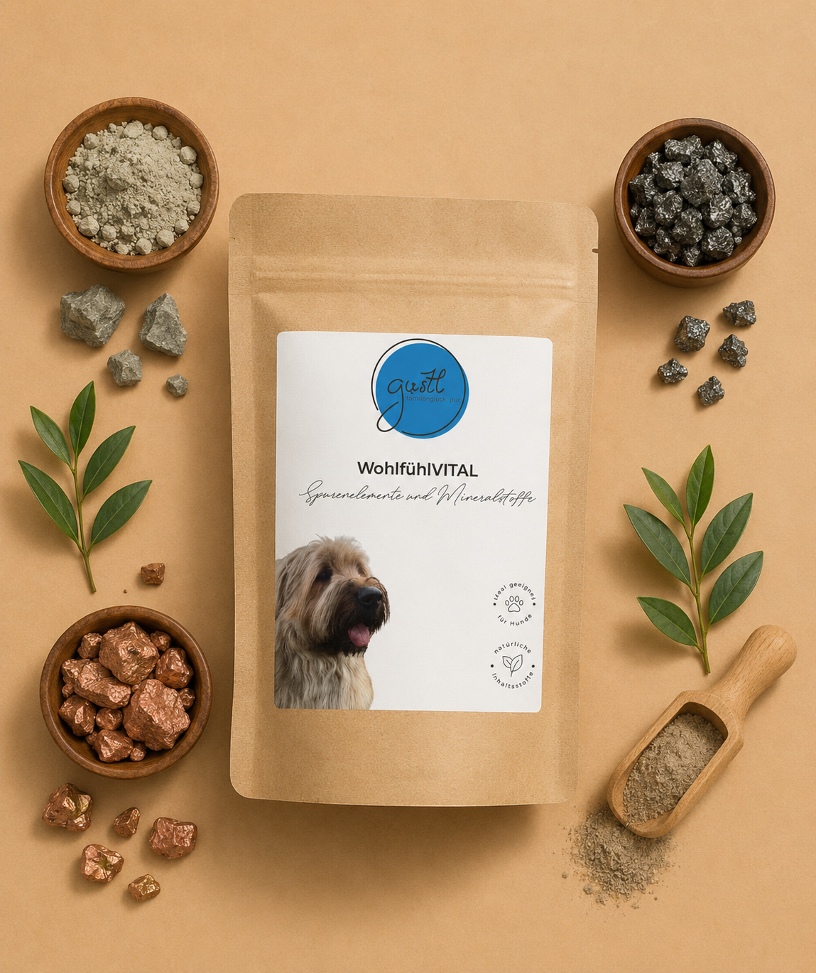 GUSTL WohlfühlVital – Minerals & Trace Elements for Dogs