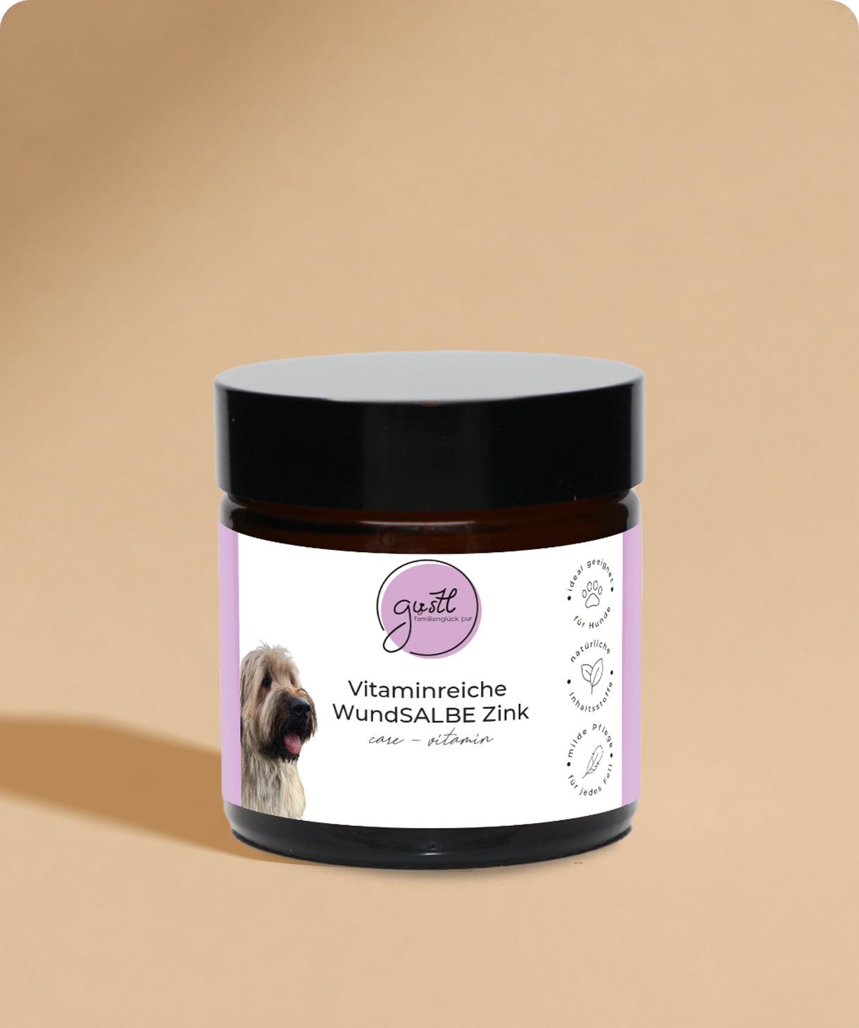 GUSTL Vitamin-Rich Wound Ointment Zinc – Skin Protection Ointment for Dogs